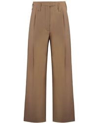 Philosophy Di Lorenzo Serafini - Cotton Blend Trousers - Lyst