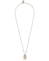 Versace - Medusa Pendant Chained Necklace - Lyst