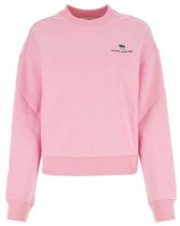 Chiara Ferragni - Pink Cotton Sweatshirt - Lyst