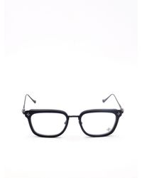 Chrome Hearts Rectangular Frame Glasses - Black