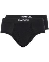 Tom Ford - Logo Waistband Pack Of Two Briefs - Lyst