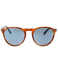 Persol - Oval Frame Sunglasses - Lyst