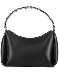Save 7% Alexander Wang Leather Marquess Medium Hobo Bag in Black Womens Bags Hobo bags and purses 
