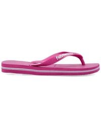 Havaianas - Brasil Logo Thong Sandals - Lyst