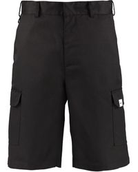 MSGM Side Pocket Cargo Shorts - Black