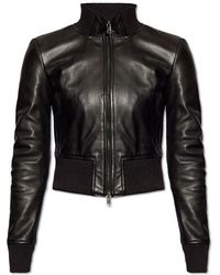 DIESEL - Hung Leather Jacket - Lyst