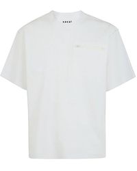 Sacai - Cotton Jersey T-shirt Clothing - Lyst