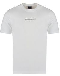 Paul & Shark - Logo Cotton T-shirt - Lyst