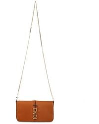 Fendi Fendace Continental With Chain Black in Cotton/Polyurethane with  Gold-tone - US