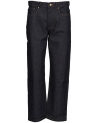 Farfetch Kleidung Hosen & Jeans Jeans Panelled straight-leg jeans 