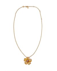 Swarovski - Florere Flower Pendant Necklace - Lyst