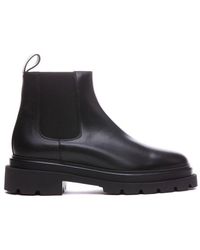 Santoni - Round-Toe Slip-On Ankle Boots - Lyst