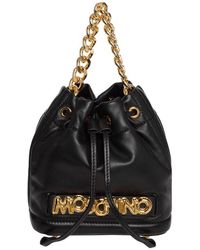 Moschino - Leather Bucket Bag - Lyst