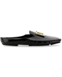 Dolce & Gabbana Dg Plaque Loafers - Black