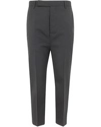 Rick Owens - High-waisted Cropped Trousers - Lyst