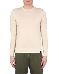 Aspesi - Crewneck Fine-knit Sweater - Lyst