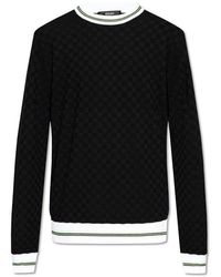 Versace - Round Neck Sweater, - Lyst
