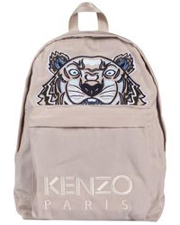 KENZO Large Tiger Logo Backpack - Natural