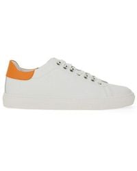 Moschino - Round Toe Low-Top Sneakers - Lyst