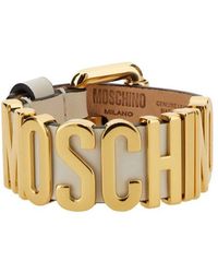 Moschino - Logo Bracelet - Lyst