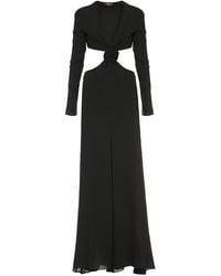 Blumarine - Long Dress With Cut-out Detail - Lyst