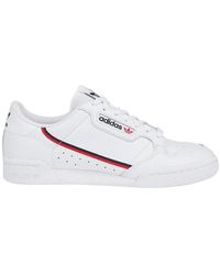 adidas Continental 80 Stripes White, Navy & Blue for Men - Save 17% | Lyst