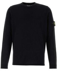 Stone Island - Midnight Cotton Sweater - Lyst