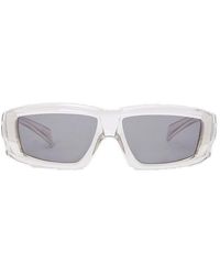 Rick Owens - Rectangular Frame Sunglasses - Lyst