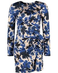 Boutique Moschino Floral Print Dress - Blue