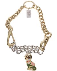 Chopova Lowena - Dog Double Chain Necklace - Lyst