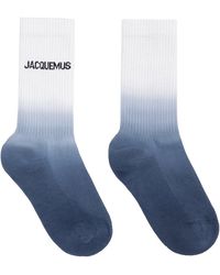 Jacquemus - Les Chaussettes Logo Intarsia Gradient Socks - Lyst