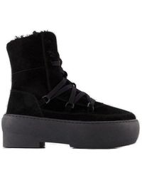 Gia Borghini - Chunky Sole Lace-Up Boots - Lyst
