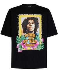 DSquared² - Bob Marley Skater T-shirt - Lyst