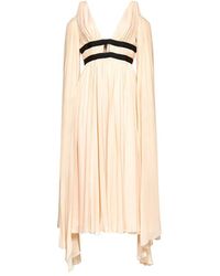 Pinko - Cold-shoulder Pleat-effect Gown - Lyst