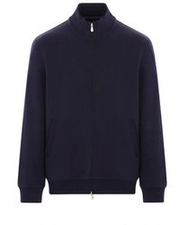 Brunello Cucinelli - High-Neck Zip-Up Jacket - Lyst