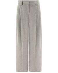 Brunello Cucinelli - Mélange Trousers - Lyst