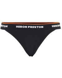 Heron Preston - Logo-tape Elasticated Waistband Thong - Lyst