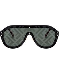 Fendi Ffm0039gs807xr Acetate Sunglasses - Black