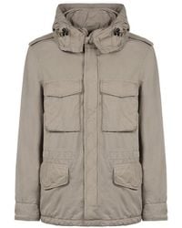 Aspesi - Drawstring Hooded Jacket - Lyst