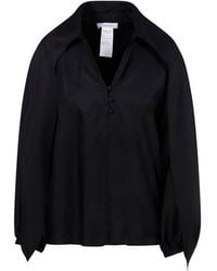 Max Mara - Scarf Detailed Long-sleeved Blouse - Lyst