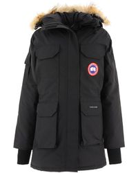 canada goose coat fluffy hood