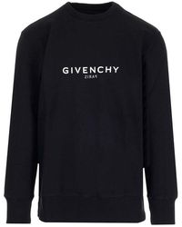 Givenchy Cotton Oversize Hoodie in Black for Men Mens Clothing Activewear gym and workout clothes Hoodies 