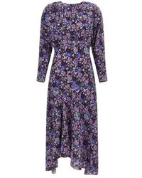 Isabel Marant - Floral-printed Crewneck Maxi Dress - Lyst