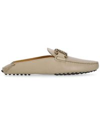 Tod's - Round-toe Slip-on Mule Loafers - Lyst
