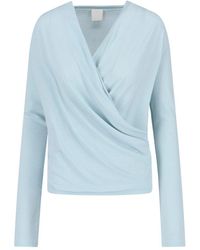 Givenchy - Draped Blouse - Lyst