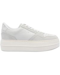 Hogan - Skyscraper Logo Printed Lace-Up Sneakers - Lyst
