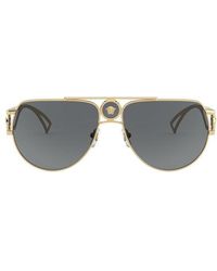 Versace - Medusa Pilot-frame Sunglasses - Lyst