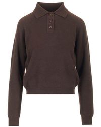 Maison Margiela - Knitted Polo Jumper - Lyst