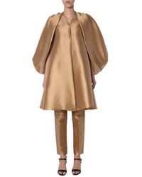 Alberta Ferretti Oversized Coat - Metallic