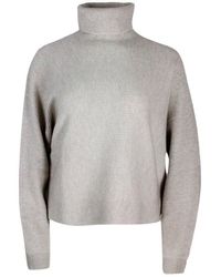 Brunello Cucinelli - High Neck Sweater - Lyst